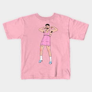 BB Pink Dress Kids T-Shirt